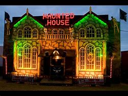 Image result for Haunted House Carnival Ride