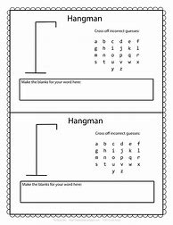 Image result for Blank Hangman