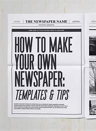 Image result for Create and Design Newspaper