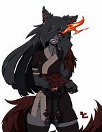 Image result for Hellhound Monster Girl Art