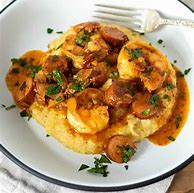 Image result for Shrimp and Grits with Andouille Sausage