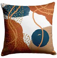Image result for Orange Abstract Pillow