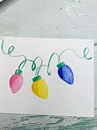 Image result for Watercolor Candle Christmas Cards