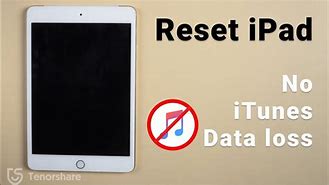 Image result for How to Reset a Locked iPad without iTunes