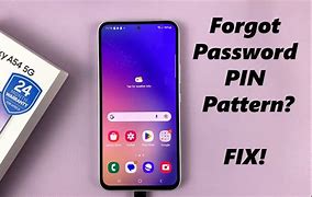 Image result for Forgot Pin Samsung A01