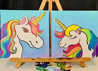 Image result for Unicorn Acrylic Painting