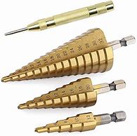 Image result for Metal Step Drill Bit