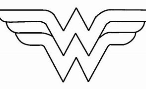 Image result for Wonder Woman Logo Drawing