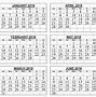 Image result for Printable Calendar 6 Months per Page