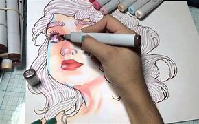 Image result for Copic Marker Portraits