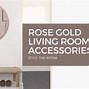 Image result for Rose Gold Bathroom Accessories