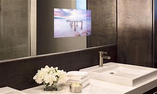 Image result for Flat Screen Behind Mirror