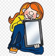 Image result for Using an iPad Cartoon