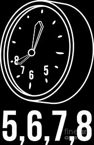 Image result for And 5 6 7 8 Dance Clock Vintage