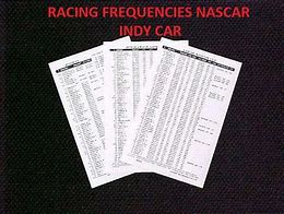 Image result for Printable NASCAR Scanner Frequencies
