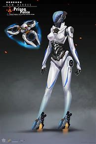 Image result for Robot Girl Character Art