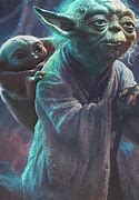 Image result for Baby Yoda Hiding
