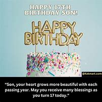 Image result for Happy 17th Birthday Son