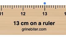 Image result for How Long Is 13 Cm