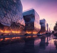 Image result for Futuristic Business Hub