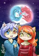 Image result for Fire and Ice Fox Anime