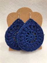 Image result for Crochet Lace Earrings for Women