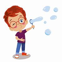 Image result for Clip Art Boy Blowing a Big Bubble