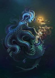 Image result for Mermaid Octopus Art
