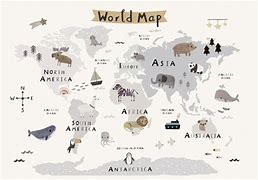 Image result for World Map for Kids