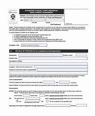 Image result for Casual Contract Template