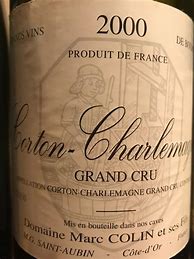 Image result for Marc Colin Corton Charlemagne