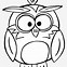 Image result for Owl Outline Clip Art Black and White
