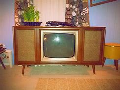 Image result for Philips 55-Inch TV in Old Consle