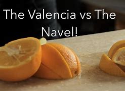 Image result for Valencia vs Navel Orange