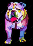 Image result for English Bulldog Pop Art