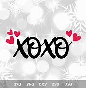 Image result for Xoxo Heart SVG