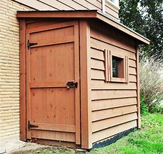 Image result for Small Lean to Shed