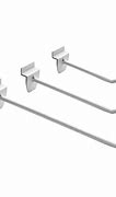 Image result for White Plastic Slat Board Hooks