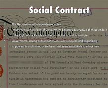 Image result for Social Contract Declaration of Independence