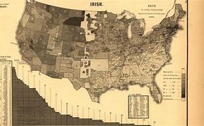 Image result for Irish Immigration Map