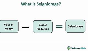 Image result for seigniorage