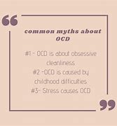 Image result for OCD Myths