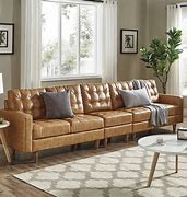 Image result for 75 Inch Long Leather Sofas