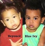 Image result for Blue Ivy and Beyoncé Look Alike
