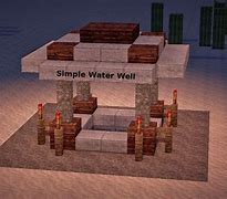 Image result for Minecraft Water Well