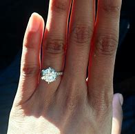 Image result for 2.5 Carat Diamond Ring On Finger