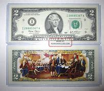 Image result for Colored 2 Dollar Bill