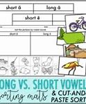 Image result for Long and Short Vowel Sort Worksheet