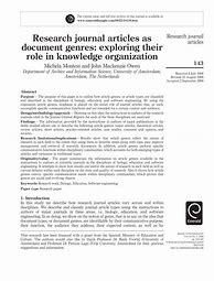 Image result for Documentation and Research Article Publication