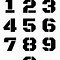Image result for Small Number Stencils